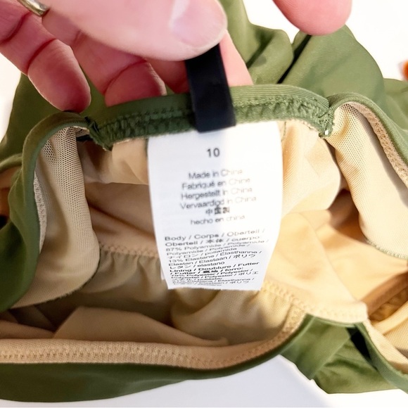 J Crew | Plunge V-neck one-piece swimsuit - Picture 6 of 6